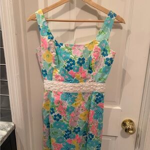 Lilly Pulitzer Pink and Yellow Floral Dress